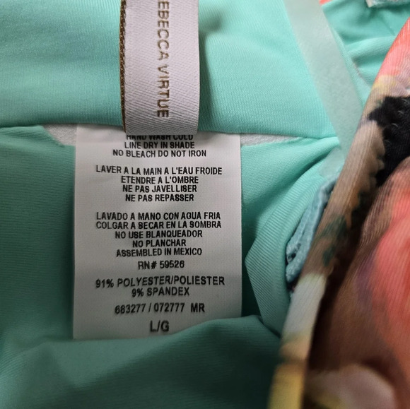 Becca High Tea Wire-Free Bikini Top NWT SzLg - Picture 9 of 10